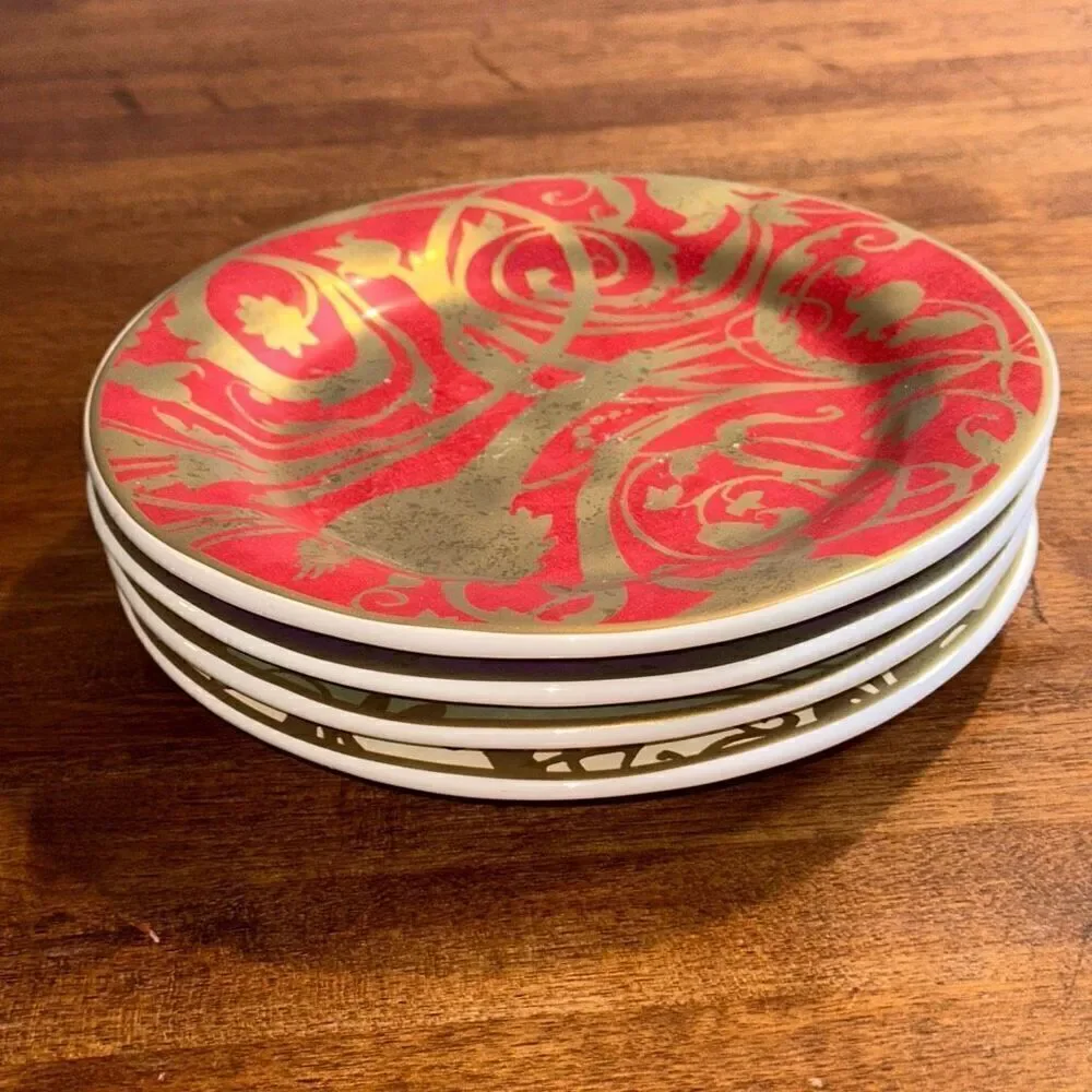 Pottery Barn Stoneware Jewel Plates 9